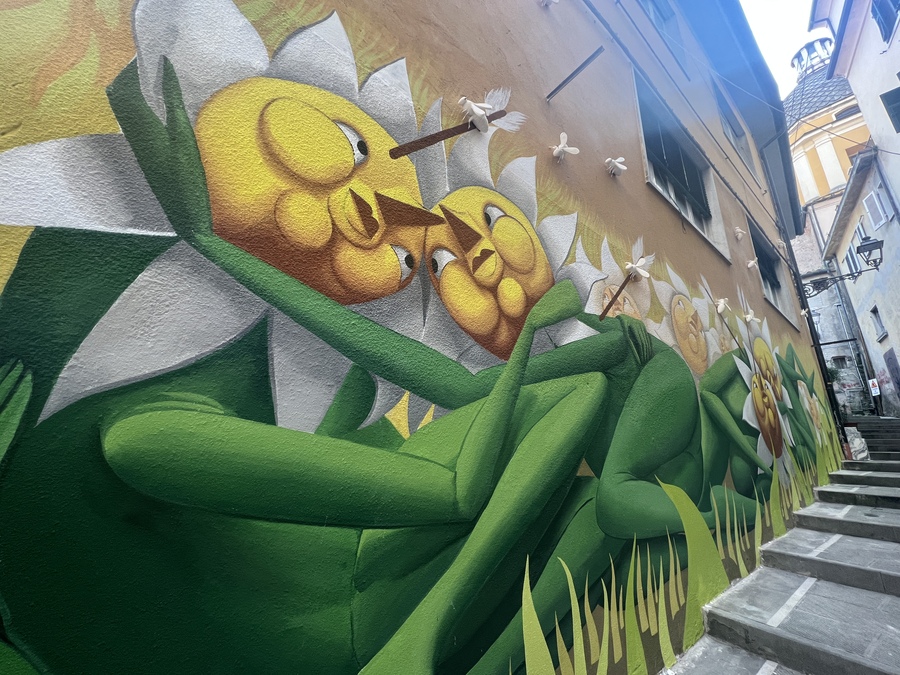 Nasce Impollinèmesi: il primo eco-murales multimediale d'Italia